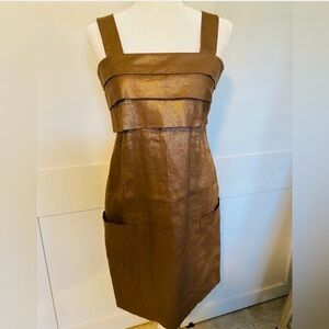 XS to Small Taylor Bronze Mini Dress, great for the holidays and New Year’s Eve